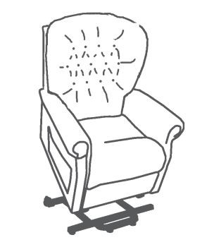M Sadiq Yasmin Upholstered Lift & Rise Chair