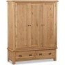 Global Home Collection 27 Triple Wardrobe